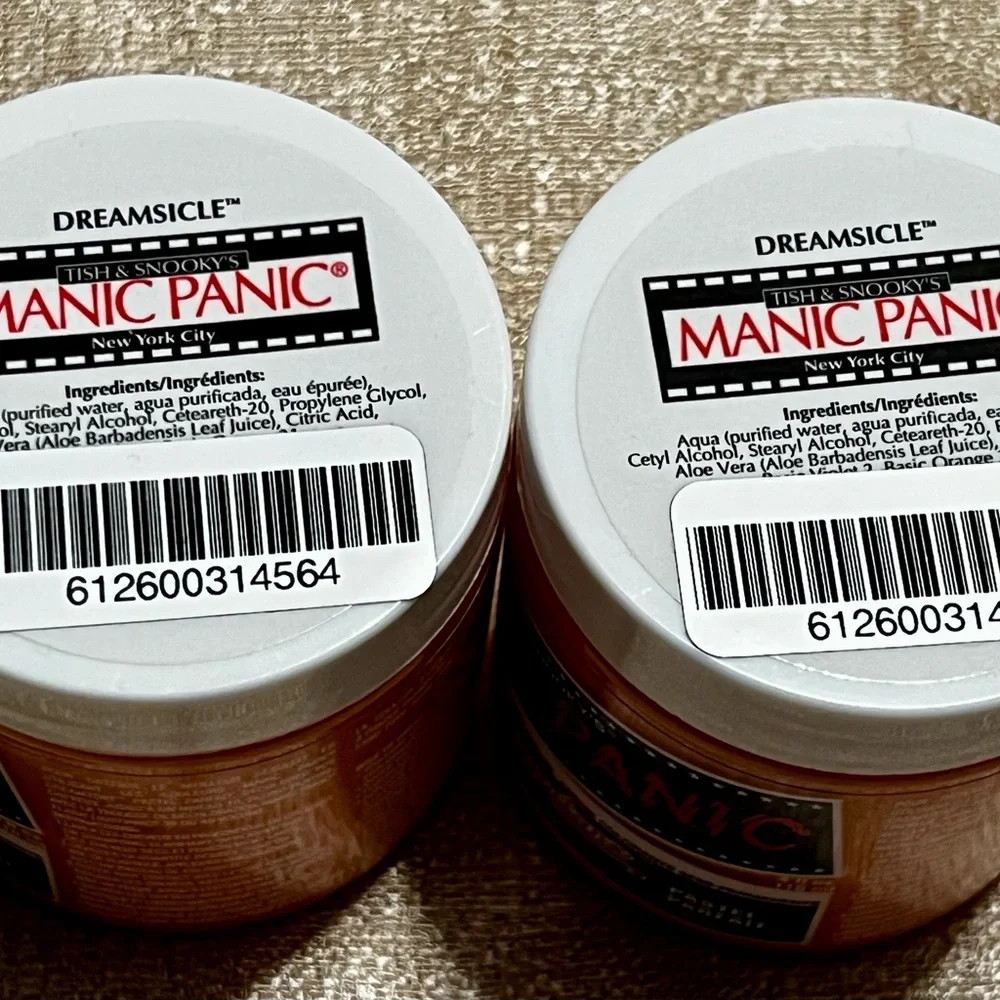 Manic Panic 4 Jars Blue Orange - Creamsicle and Blue Angel Creamtones Hair Dye - Picture 3 of 8